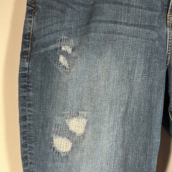 Torrid Blue Lightly Distressed Skinny Jeans 20R - Picture 4 of 12